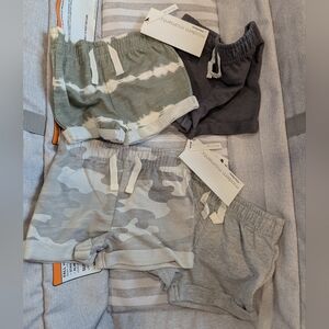 Gerber Baby Boy Shorts Set, Size 0-3